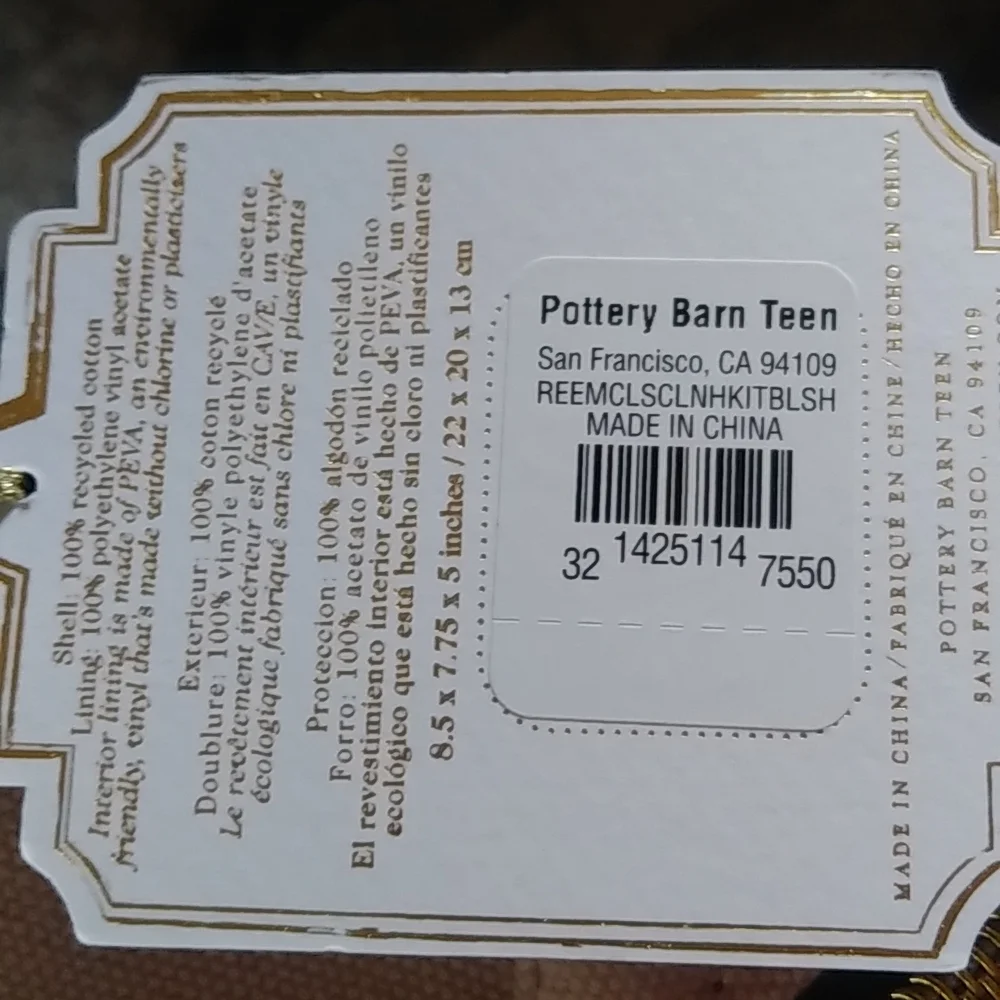 COPY - Pottery Barn Teen The Blush Kitty Classic Lunch Bag - NWT - Picture 4 of 7